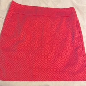 Ann Taylor coral skirt size 10 petite with pockets! NEVER WORN!!